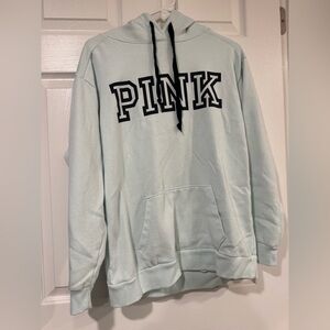 PINK Victoria's Secret Light Blue Hoodie